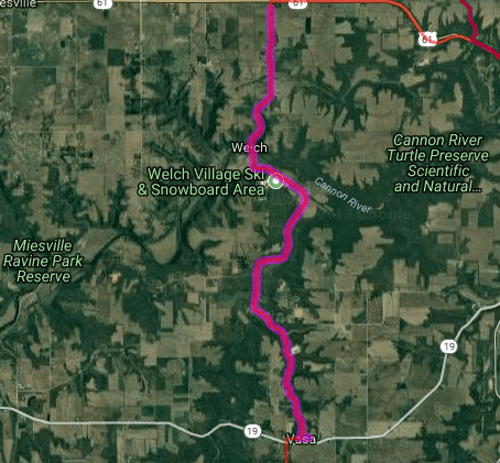 Best biking roads in Minnesota - Vasa - County Road 7