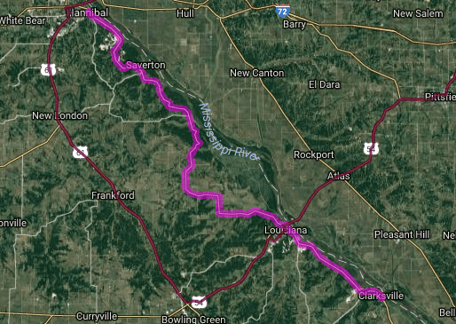 Best bike routes in Missouri - State Highway 79