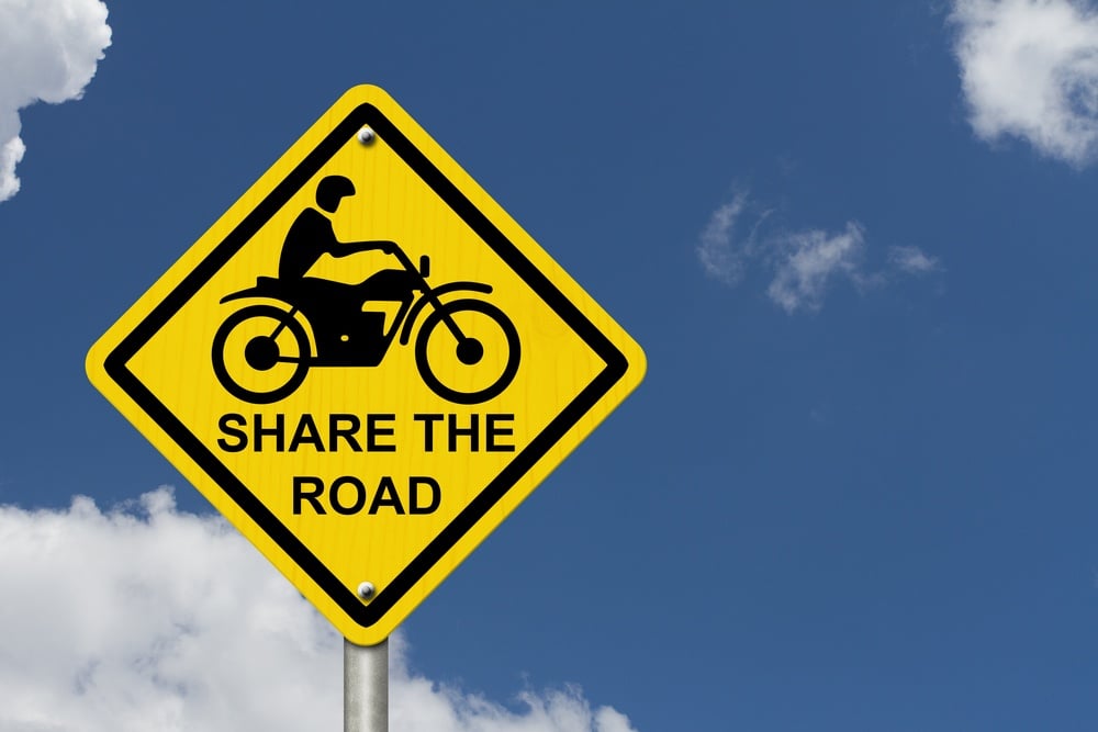 Share the road motorcycle safety.