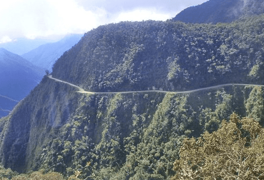 north yunguas road bolivia